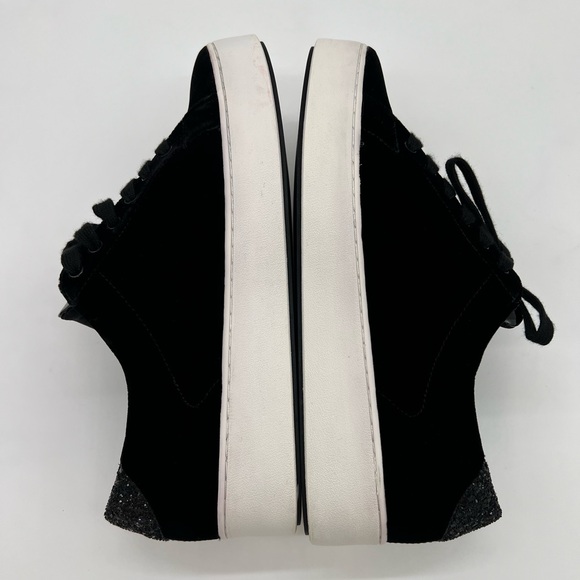 MICHAEL Michael Kors Black Velvet Irving Sneakers Womens Size 11M - Picture 7 of 14